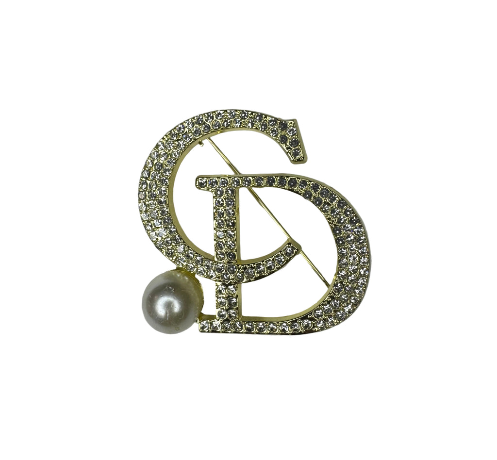 Bling/Pearl Brooch